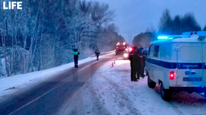 Автобус опрокинулся в кювет под Нижним Новгородом, более 10 человек пострадали